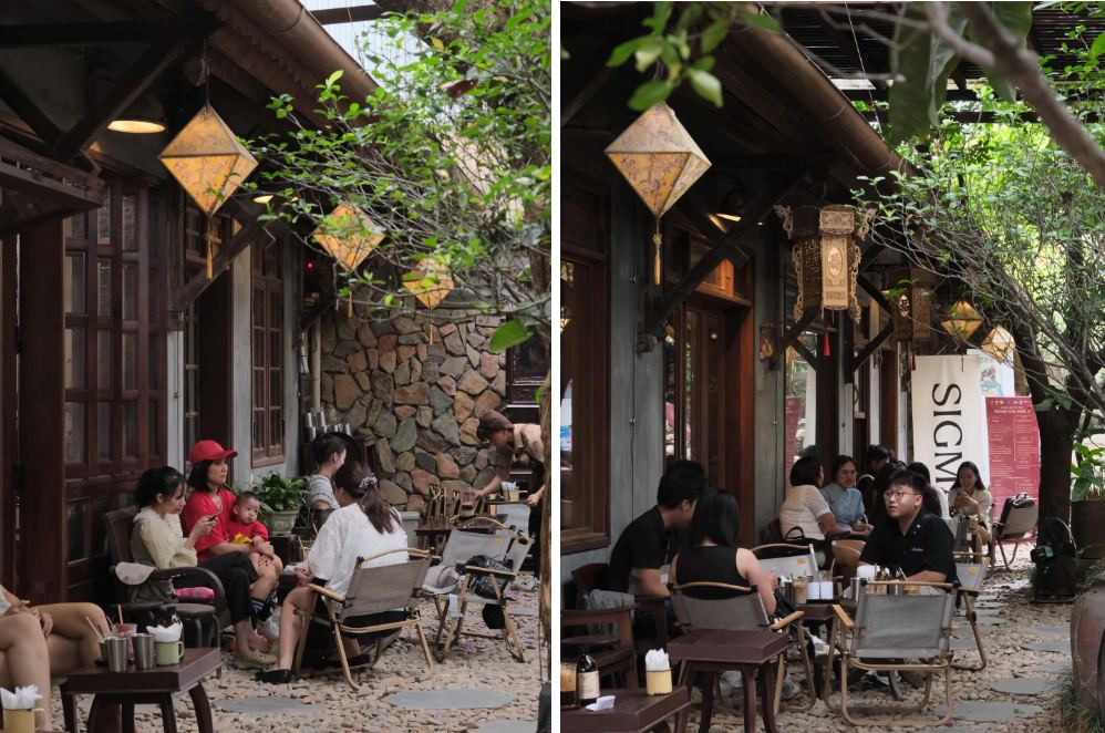 Huế ngày 1/5 mát mẻ: Đi 4 quán cà phê không còn chỗ chen, an ninh túc trực Hoàng thành vì khách đông - Ảnh 8.