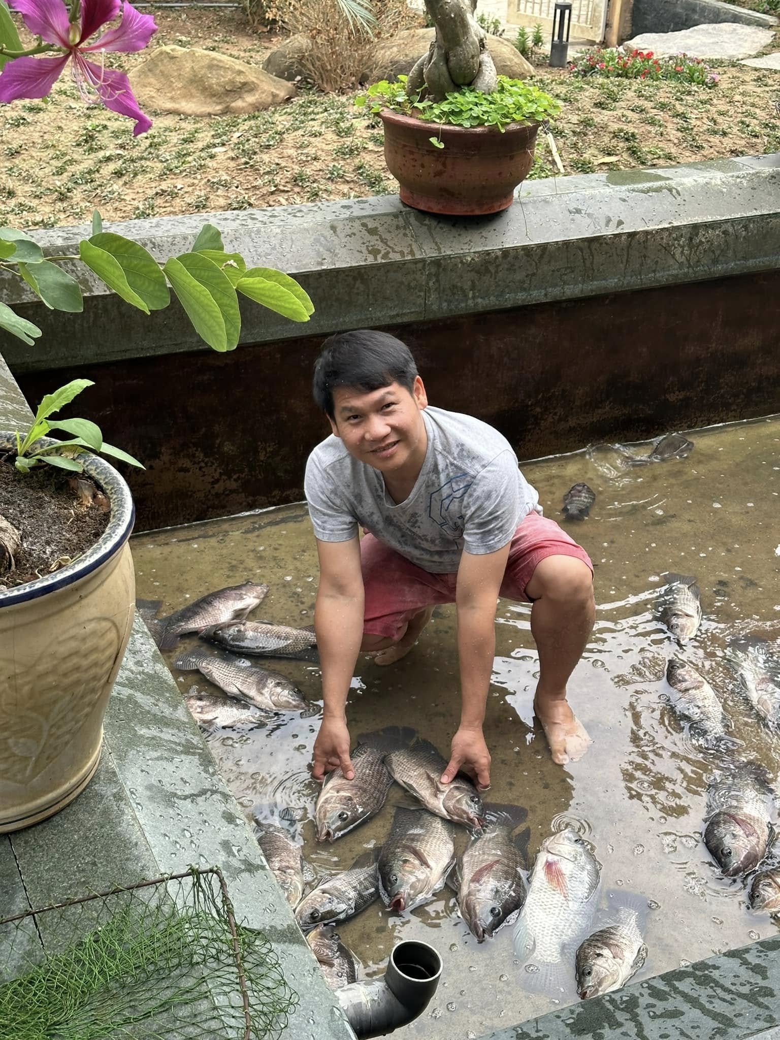"Ông hoàng nhạc đỏ" cưới vợ vừa đẹp vừa giỏi, vui thú điền viên trong biệt thự 4000m2 ở Hà Nội- Ảnh 14.