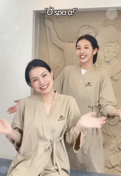 Ái nữ của Hoa hậu Nguyễn Thùy Lâm: 13 tuổi cao 1m75 vượt cả mẹ, gương mặt giống mẹ đến mức ngỡ hai chị em sinh đôi- Ảnh 2.