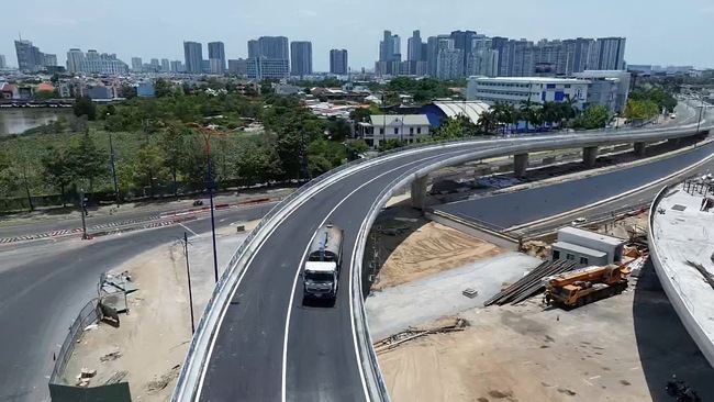 Thông xe cầu vượt N3 nút giao An Phú - Ảnh 2.