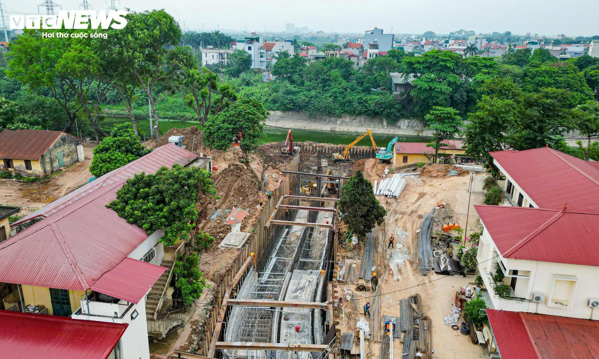 Lộ diện tuyến kênh gần 8km giúp giảm ngập, bổ cập nước sông Tô Lịch- Ảnh 2.