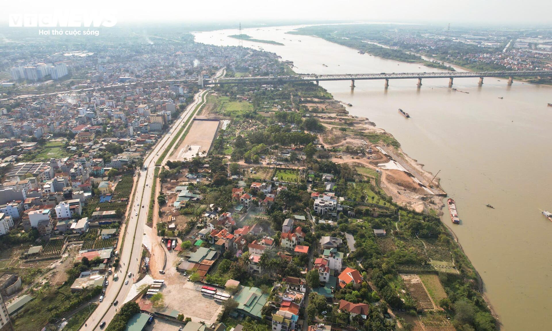 Khu vực xây công viên đầu tiên thuộc trục Đại lộ cảnh quan sông Hồng- Ảnh 1.