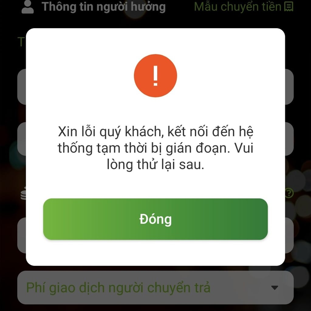 Tài khoản không bị phong toả, vì sao bạn chuyển tiền nhưng không thành công? - Ảnh 1.