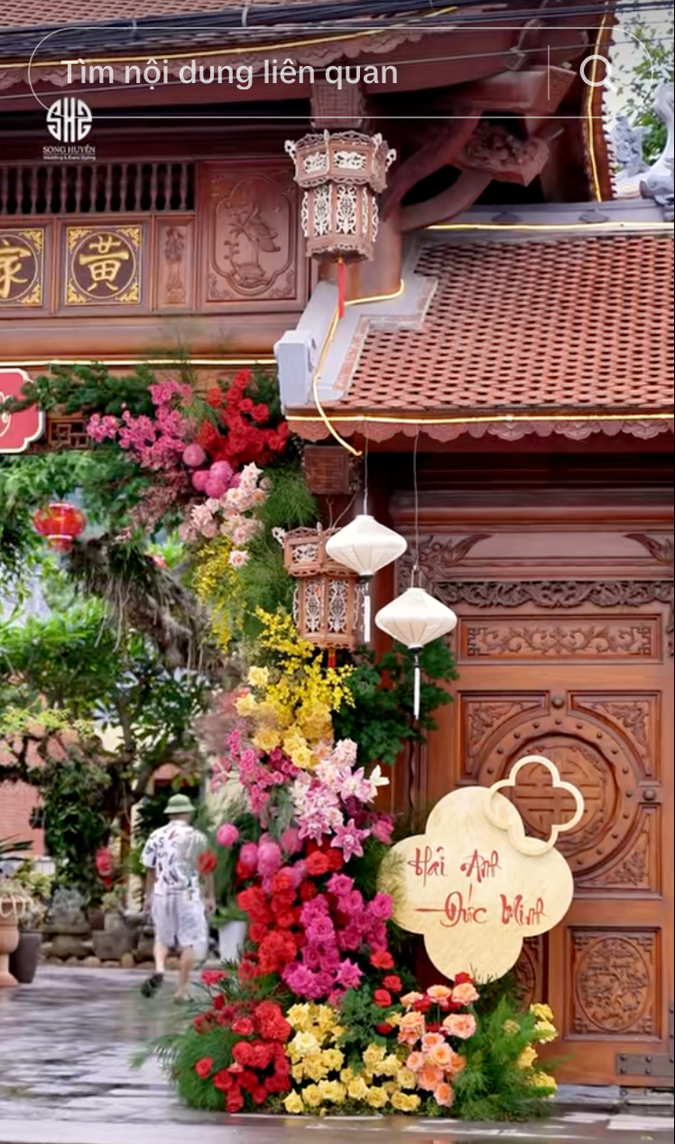 Chẳng cần vàng đeo trĩu cổ hay sổ đỏ trao tay, đám cưới này vẫn toát ra khí chất "hào môn" gia phong quyền quý- Ảnh 1.