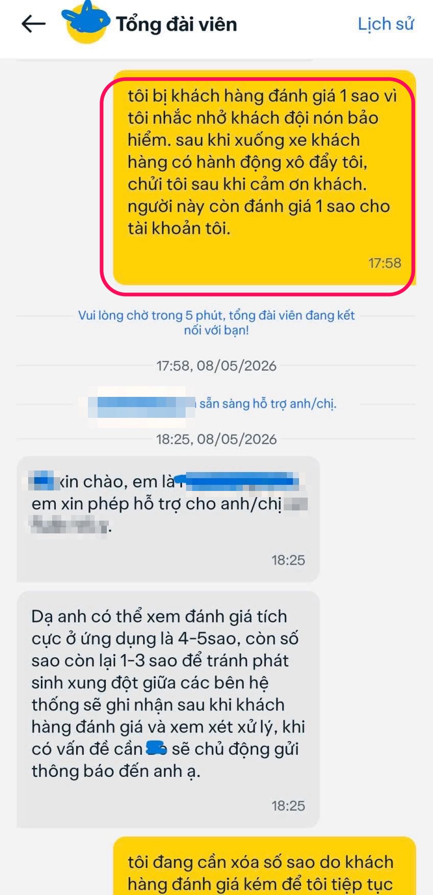 Tài xế bị đánh giá 1 sao vì nhắc khách đội mũ bảo hiểm: Cục CSGT lên tiếng cảnh báo, nhắc nhở hãng xe công nghệ- Ảnh 1.