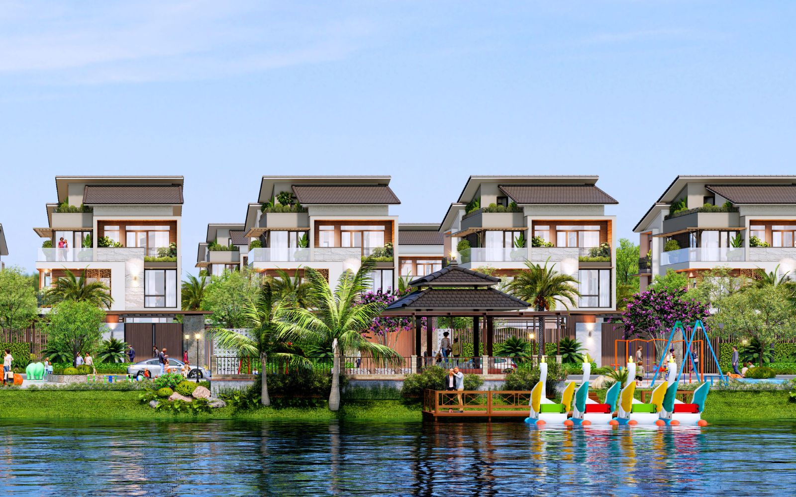 4 tầng giá trị của biệt thự sông Centa Riverside tại tâm điểm TOD Ga Trung Mầu - Ảnh 1.