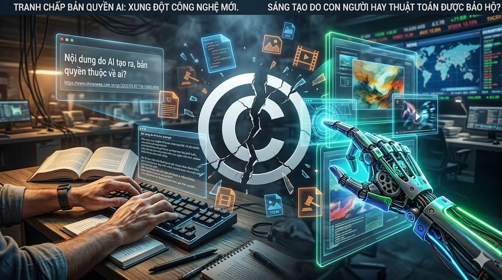 Người dùng hay AI là “tác giả”? Cuộc chiến bản quyền thời đại trí tuệ nhân tạo bắt đầu nóng lên- Ảnh 1.