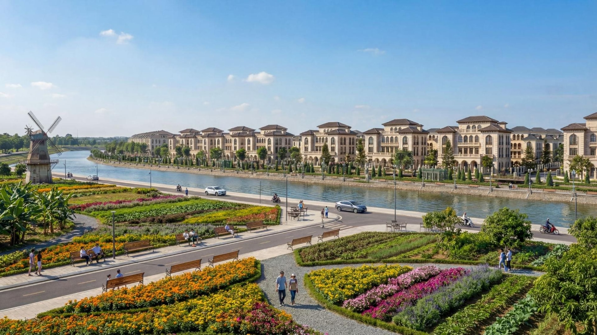 Choáng ngợp siêu dinh thự cho giới tài phiệt của Sunshine Group: Diện tích 2.500m2, trải dài 11km ven sông nằm ngay trục kết nối với Ciputra - Ảnh 1.
