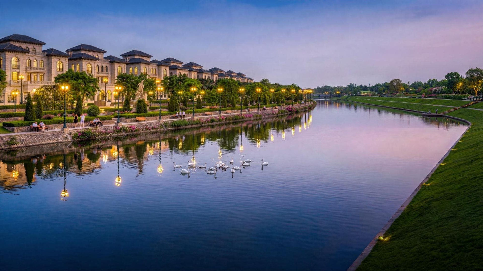 Choáng ngợp siêu dinh thự cho giới tài phiệt của Sunshine Group: Diện tích 2.500m2, trải dài 11km ven sông nằm ngay trục kết nối với Ciputra - Ảnh 8.