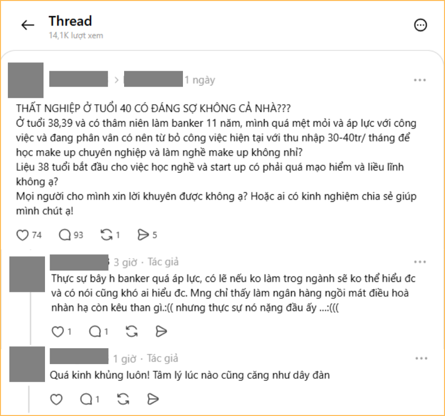 Làm ngân hàng lương 30-40 triệu, nghỉ việc xong phải đi tham vấn tâm lý: "Góc khuất” chỉ người trong ngành mới hiểu - Ảnh 2.