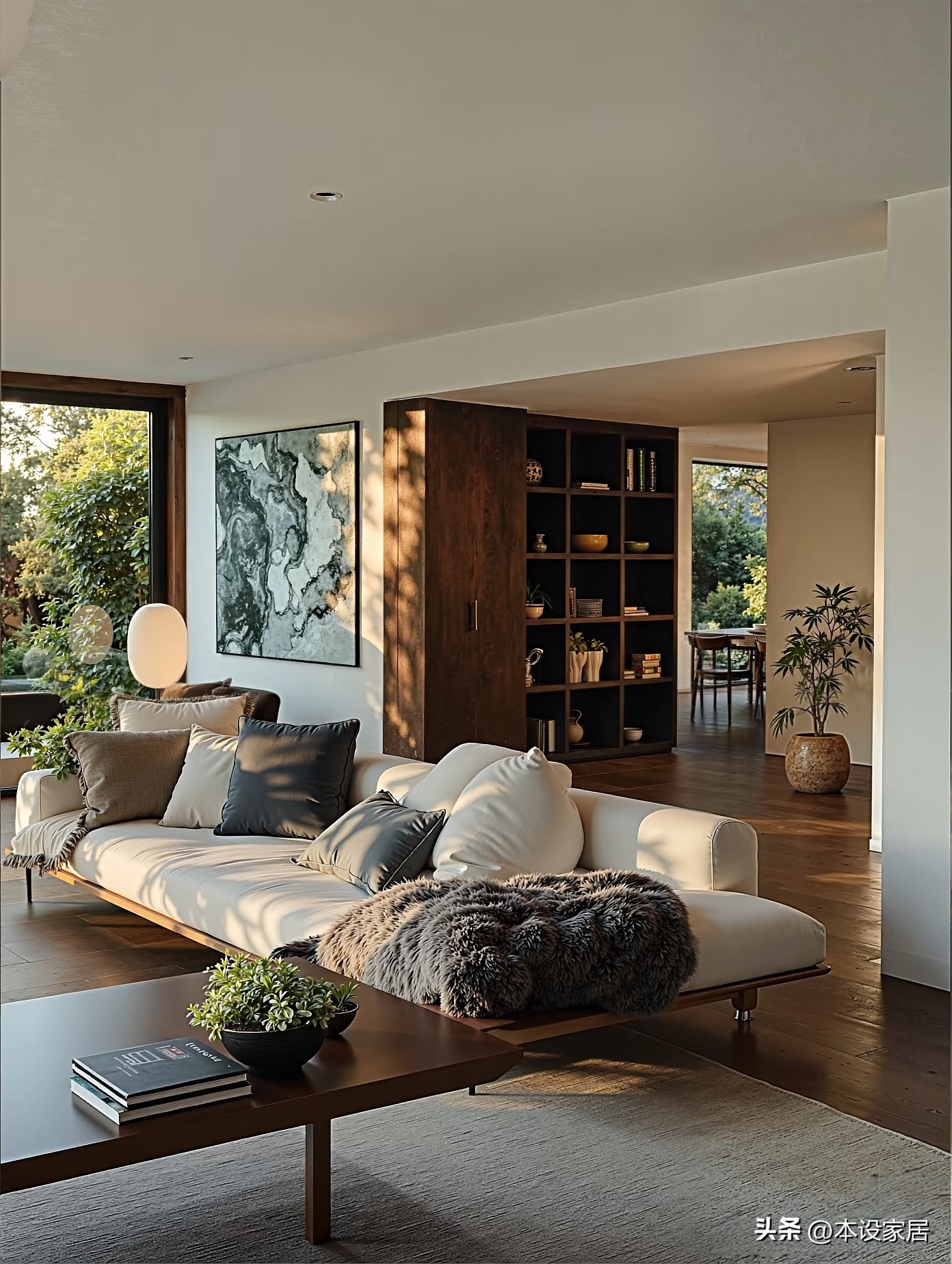 Vợ chồng nghỉ hưu ở tuổi 60 chuyển về căn hộ 135m² nhìn ra hồ: Không cầu kỳ nhưng bước vào là thấy bình yên- Ảnh 2.