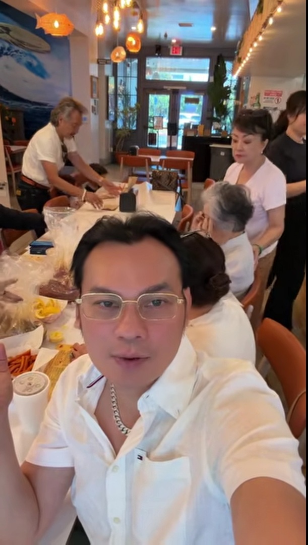 MC Kỳ Duyên mở nhà hàng sang trọng tại Mỹ, 2 NSƯT cùng tới - Ảnh 1.