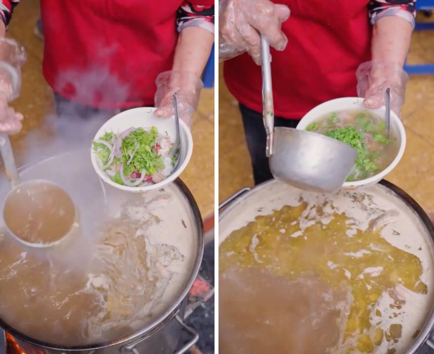 Quán phở “độc đáo” nhất Hà Nội đập thẳng thịt sống vào bát, được NSƯT Chí Trung mê mẩn ăn suốt 3 đời- Ảnh 4.