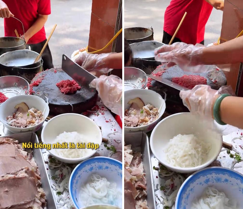 Quán phở “độc đáo” nhất Hà Nội đập thẳng thịt sống vào bát, được NSƯT Chí Trung mê mẩn ăn suốt 3 đời- Ảnh 7.