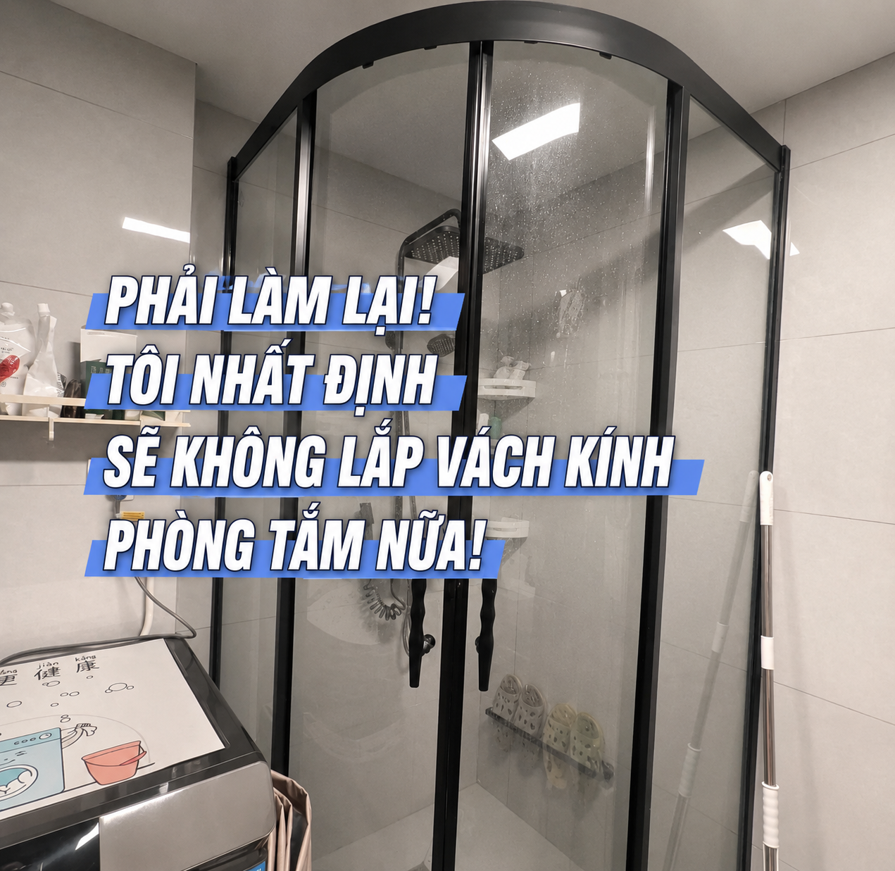 Vách kính phòng tắm đang dần “thất sủng”? Nhiều gia đình chuyển sang 4 kiểu thiết kế tiết kiệm diện tích, dễ vệ sinh hơn - Ảnh 1.