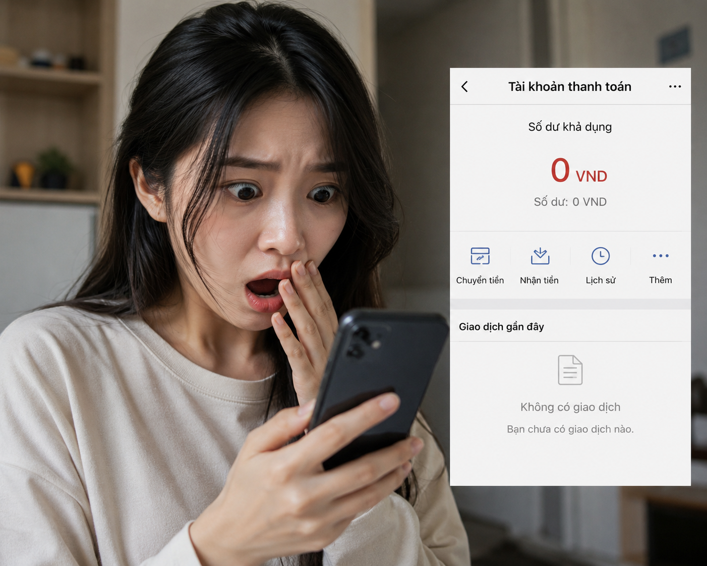 Cài đặt BHYT điện tử cho con, một người bị rút sạch hết tiền - Ảnh 1.