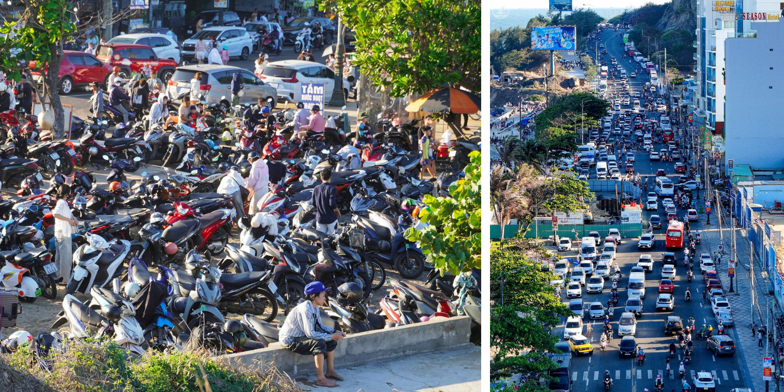 Vũng Tàu lễ này quá dữ: Gần 70.000 lượt khách đổ về trong 24 giờ, sóng người lấn át sóng biển- Ảnh 6.