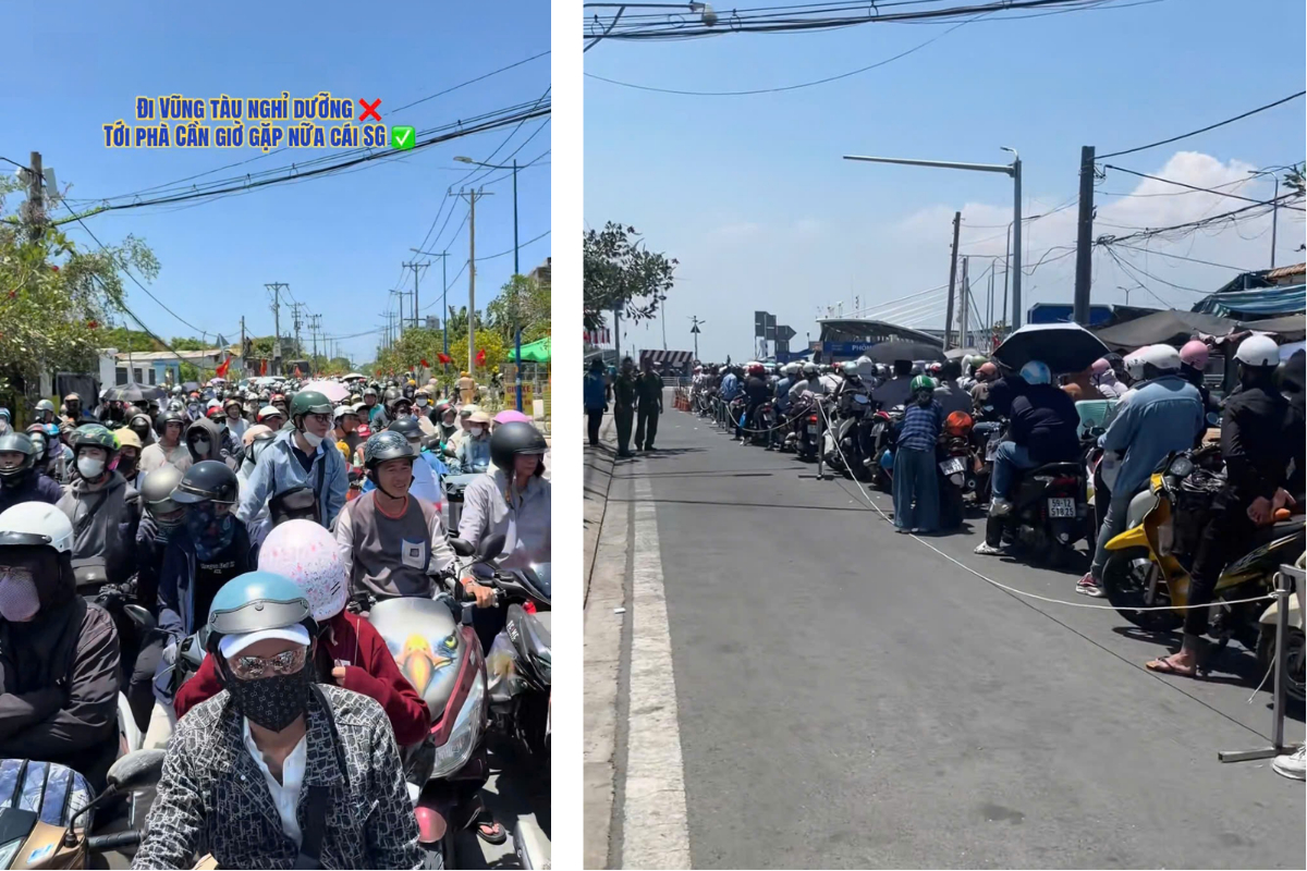Vũng Tàu lễ này quá dữ: Gần 70.000 lượt khách đổ về trong 24 giờ, sóng người lấn át sóng biển- Ảnh 2.