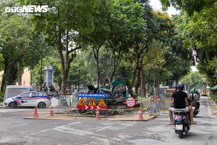 Hiện trạng loạt dự án chống ngập ở nội đô Hà Nội trước hạn về đích 30/5- Ảnh 3.