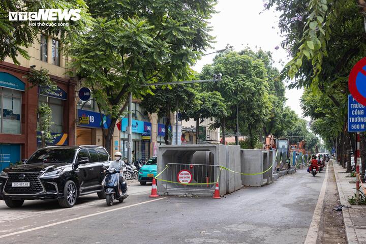 Hiện trạng loạt dự án chống ngập ở nội đô Hà Nội trước hạn về đích 30/5- Ảnh 16.