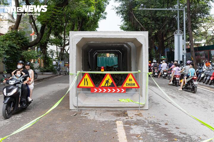 Hiện trạng loạt dự án chống ngập ở nội đô Hà Nội trước hạn về đích 30/5- Ảnh 14.
