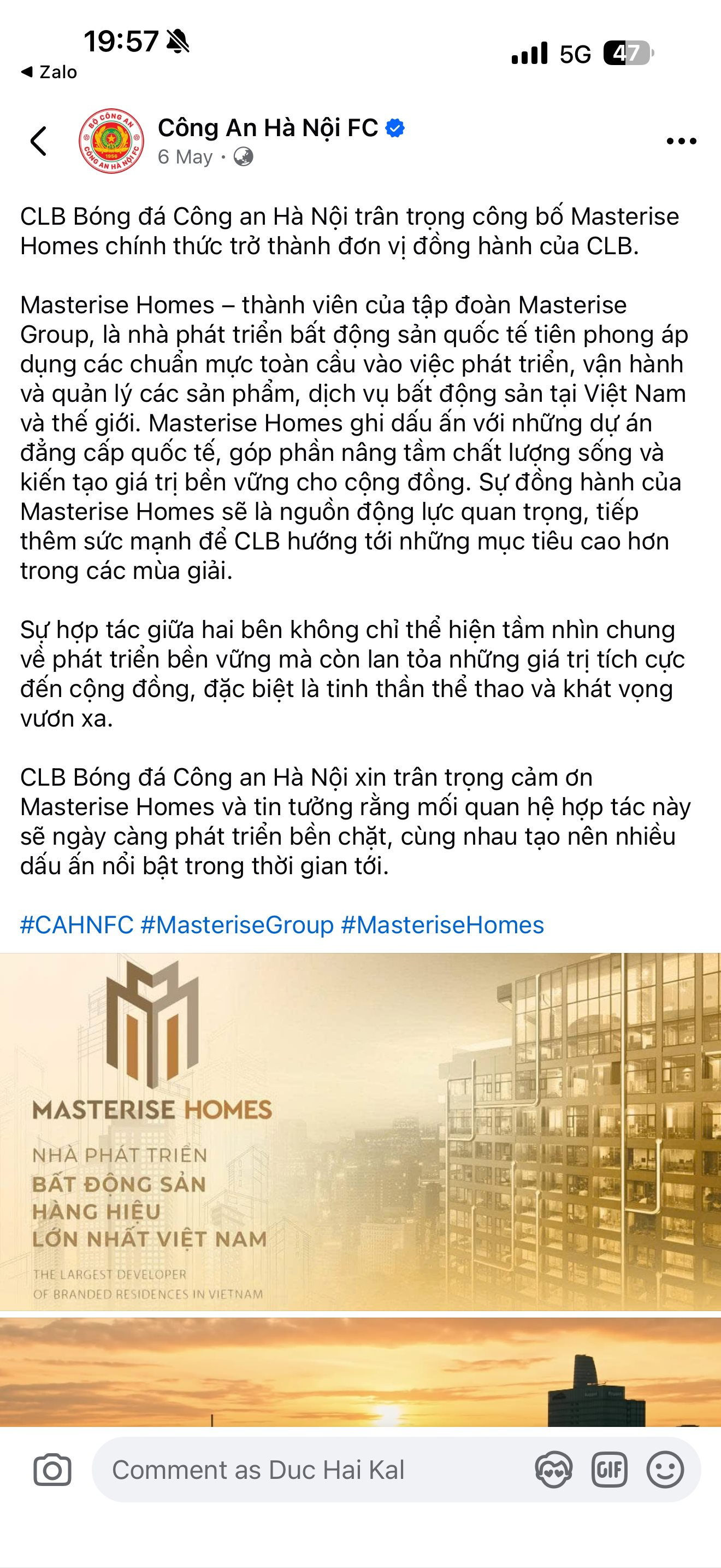 Đội bóng Công an Hà Nội liên tiếp đón 2 tập đoàn của 2 tỷ phú làm nhà tài trợ- Ảnh 2.