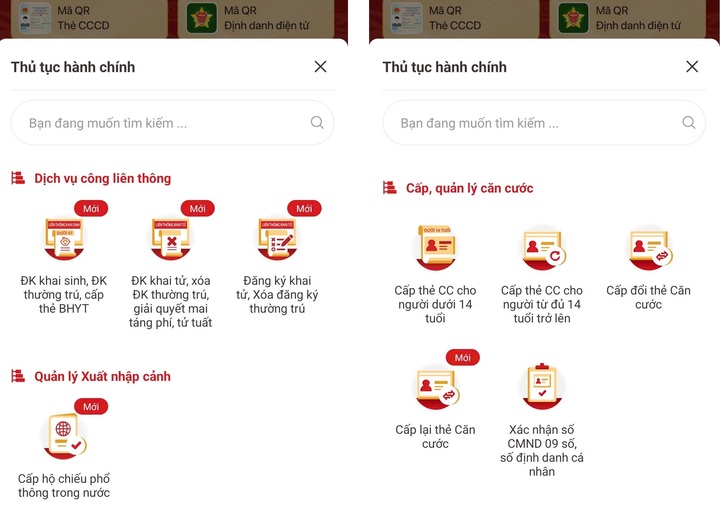 Những thủ tục hành chính có thể thực hiện dễ dàng trên VNeID- Ảnh 3.