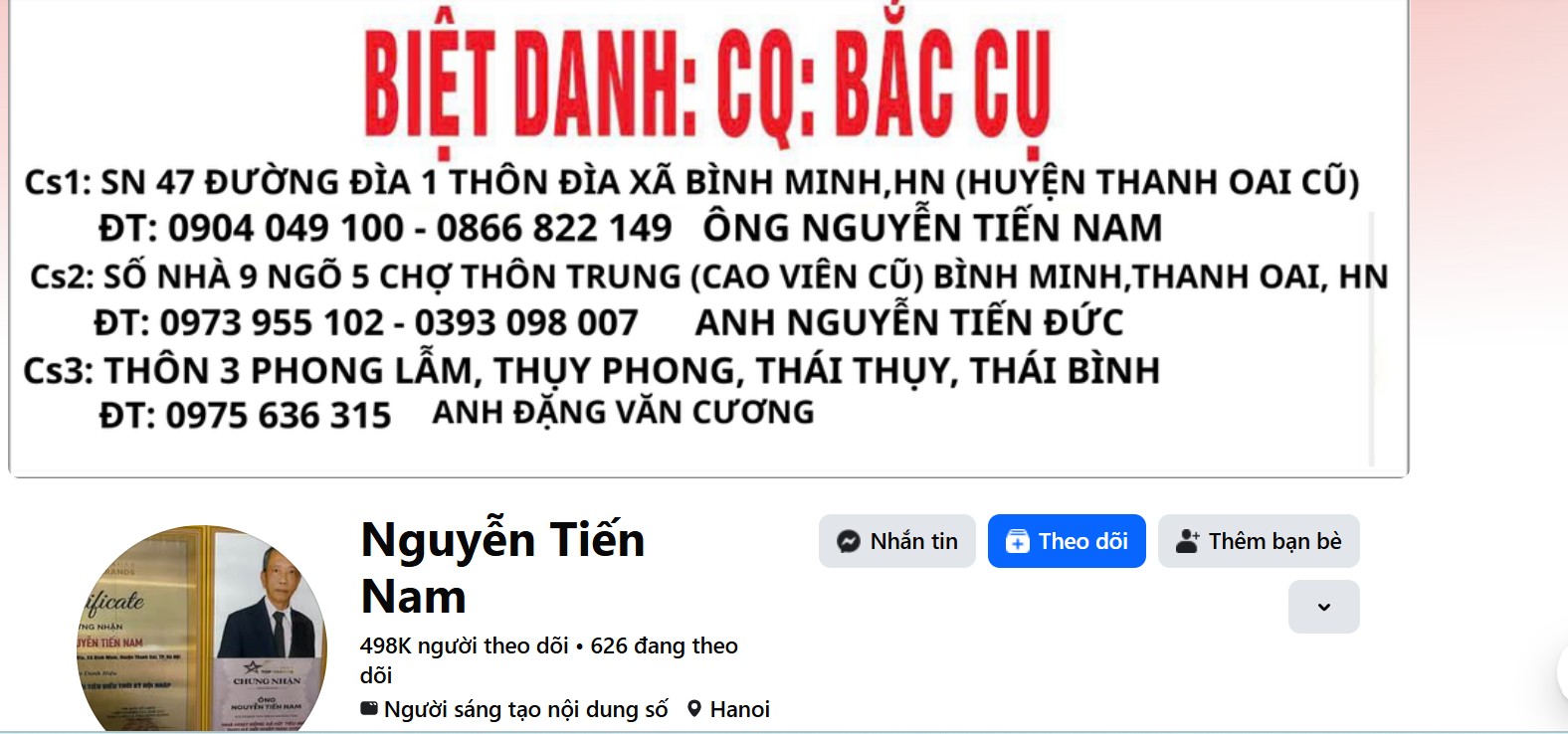 Công an Hà Nội vào cuộc vụ mổ khối u tại cơ sở chữa bệnh bằng nước kiềm của ông Nguyễn Tiến Nam- Ảnh 2.