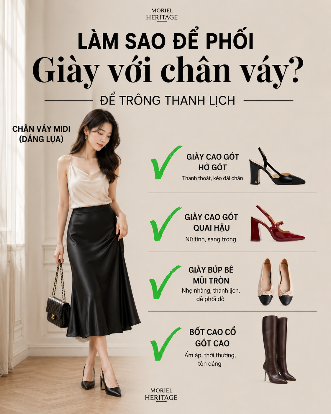 Muốn mặc váy đẹp và sang hơn, hãy bắt đầu từ việc chọn đúng giày- Ảnh 2.