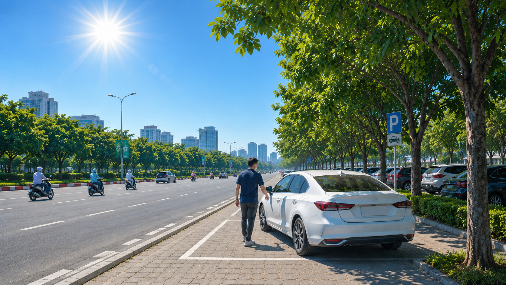 Lời khuyên cho người sử dụng ô tô ngày nắng nóng đỉnh điểm- Ảnh 1.