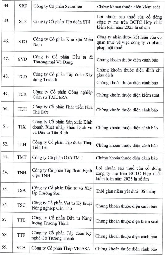 HOSE công bố 67 mã cổ phiếu bị cắt margin tháng 5- Ảnh 6.