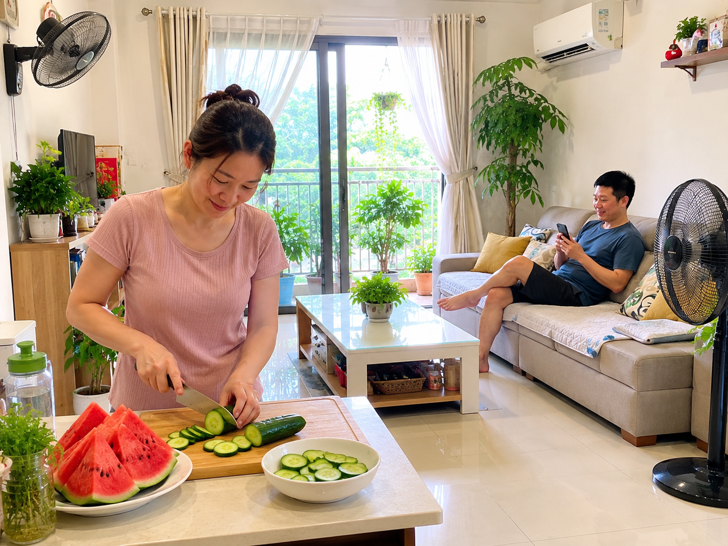 Vợ tôi chỉ dùng vài mẹo đơn giản mà căn phòng mát hẳn giữa ngày 38 độ: Có cách còn giúp điều hòa đỡ tốn điện- Ảnh 4.