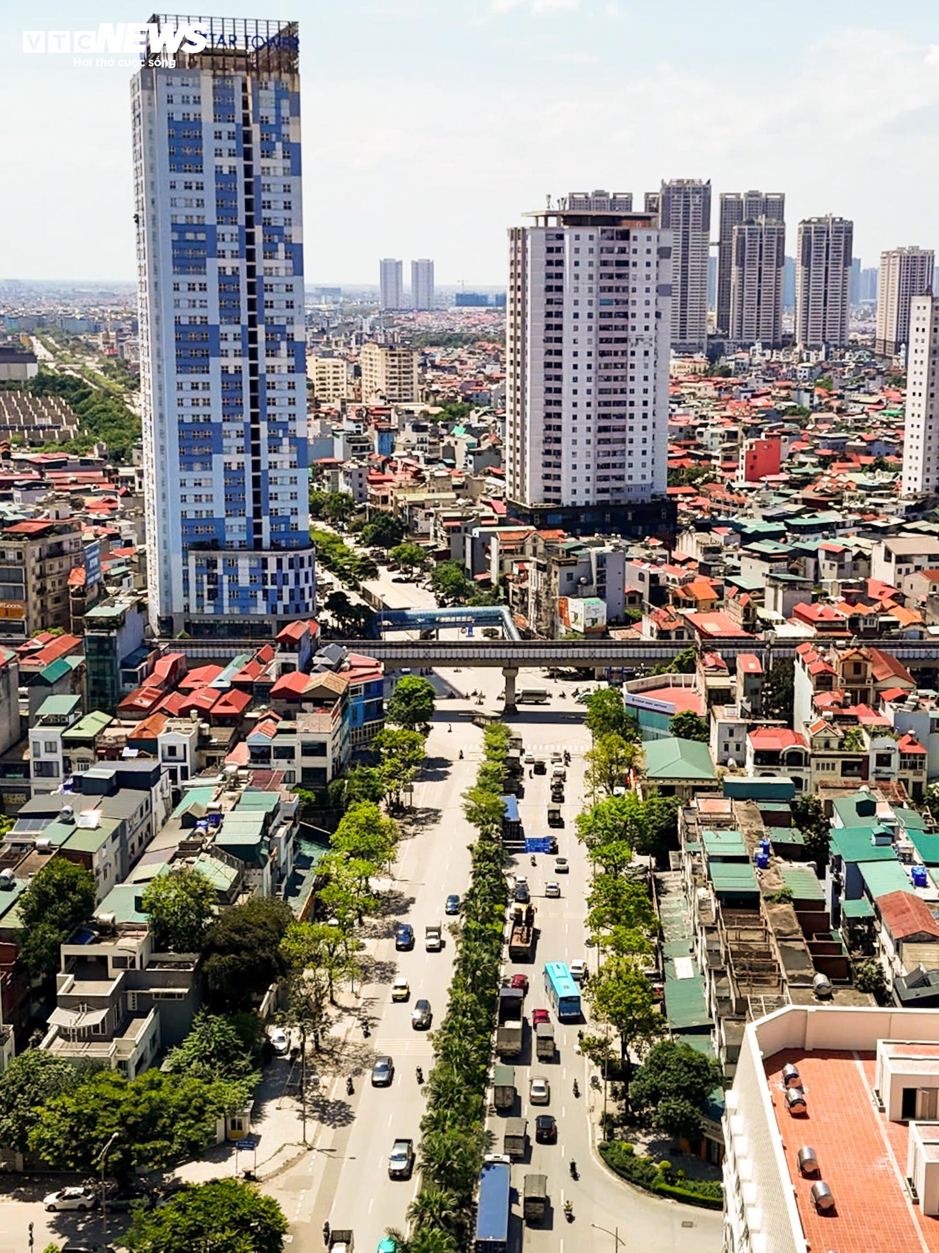 Nút giao phía Tây Hà Nội sắp xây cầu vượt hơn 821 tỷ đồng nhìn từ trên cao- Ảnh 3.