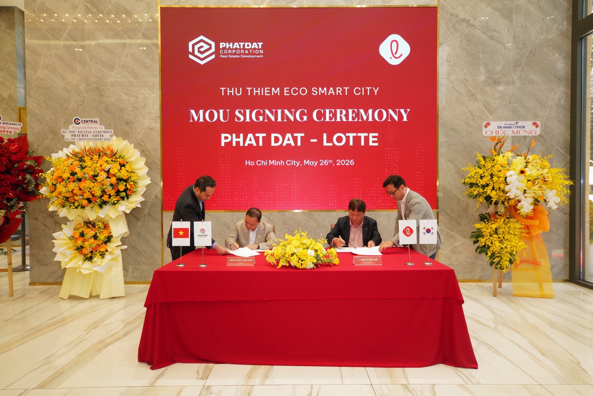 Phát Đạt và Lotte hợp tác dự án Eco Smart City tại Thủ Thiêm 2026 - Ảnh 1.