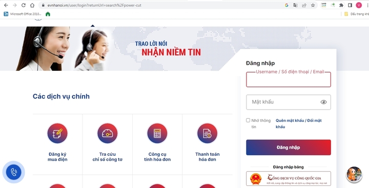 Hướng dẫn cách tra cứu lịch cúp điện tại Hà Nội- Ảnh 1.