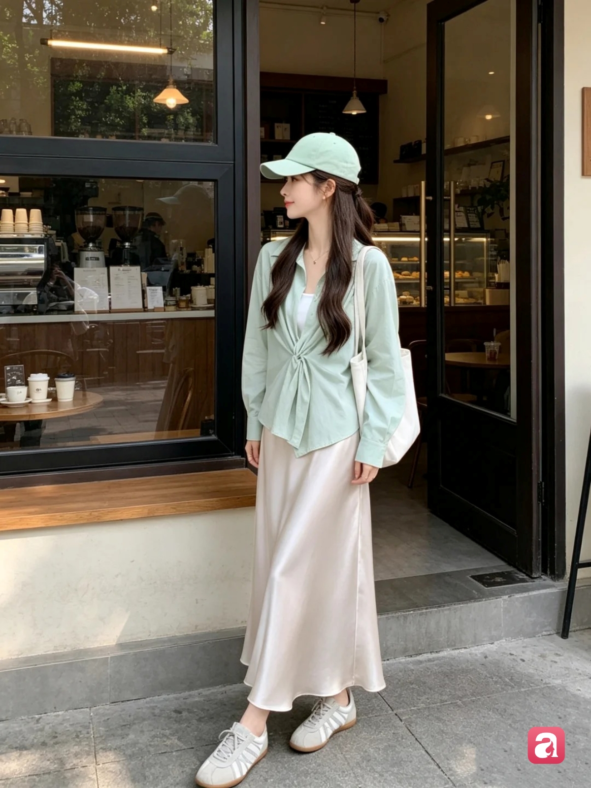 Mùa hè năm nay, hội mặc đẹp đều đang mê kiểu chân váy trắng mềm rũ này - Ảnh 14.