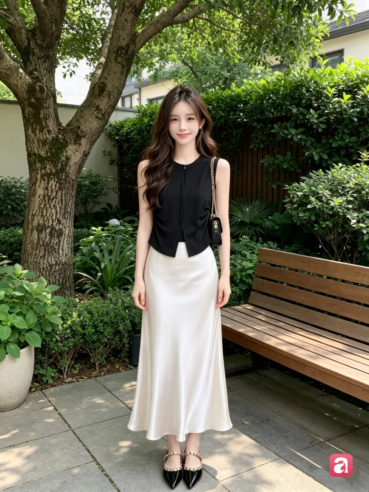 Mùa hè năm nay, hội mặc đẹp đều đang mê kiểu chân váy trắng mềm rũ này - Ảnh 2.