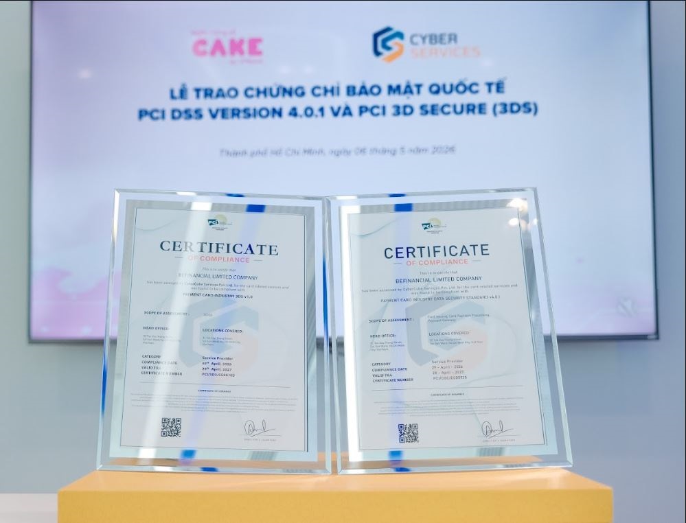 Việt Nam có Ngân hàng số đầu tiên đạt chứng chỉ quốc tế PCI 3DS - Ảnh 1. Việt Nam có Ngân hàng số đầu tiên đạt chứng chỉ quốc tế PCI 3DS - Ảnh 1.