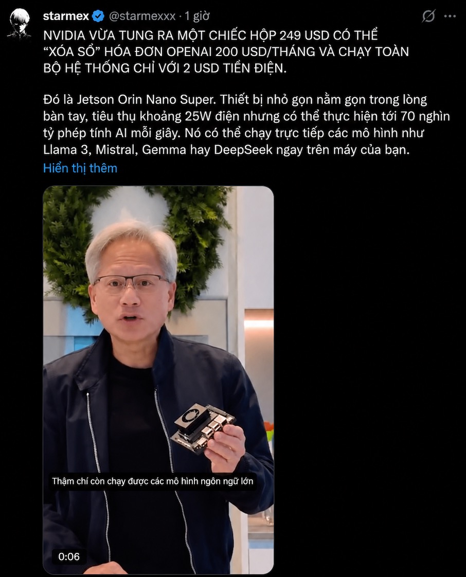 Nvidia có chiếc máy AI giá ngang ChatGPT Pro, nhưng biến hóa đơn AI 200 USD/tháng thành 2 USD tiền điện- Ảnh 1.