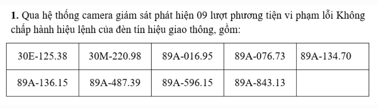 193 chủ xe ô tô, xe máy mang biển kiểm soát sau khẩn trương nộp phạt nguội theo Nghị Định 168- Ảnh 1.