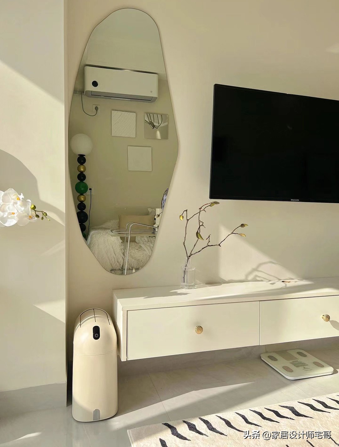 Căn hộ 37m² của cô gái độc thân khiến 300.000 người thích: Nhỏ nhưng tinh tế đến từng góc- Ảnh 6.