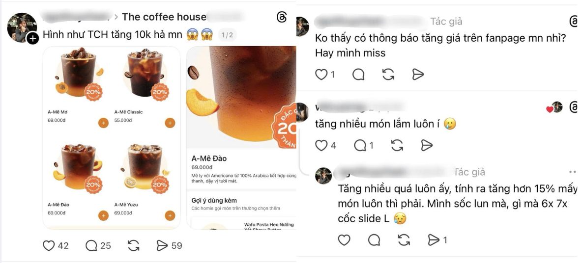 Phê La, The Coffee House đồng loạt tăng giá: Một ly nước có thể lên tới 80.000 đồng, người tiêu dùng nói gì?- Ảnh 2.