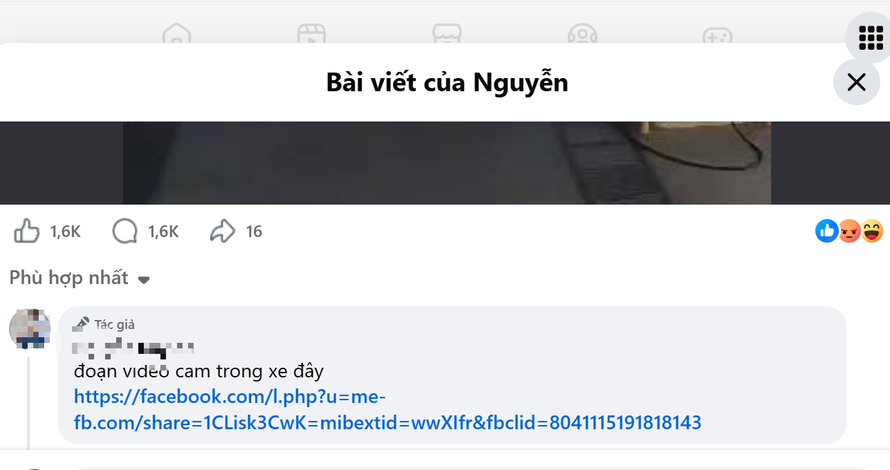 Cháy xe 2 người chết: Giữa "bão" dư luận, xuất hiện nick Facebook nhận "tôi là tài xế" - Ảnh 3.