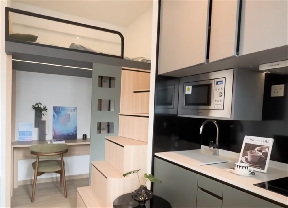 Cô gái trẻ khoe căn hộ 20m² nhỏ hơn 2 chỗ đậu xe nhưng vẫn đủ phòng khách, bếp, phòng ngủ và cả ban công khiến nhiều người bất ngờ- Ảnh 11.