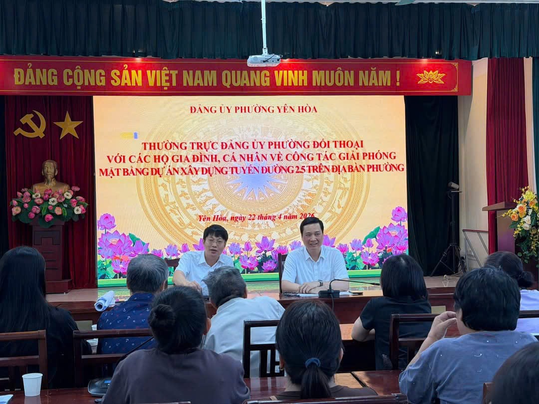 Phường Yên Hòa hoàn thành giải phóng mặt bằng Vành đai 2,5 trước tiến độ- Ảnh 2.