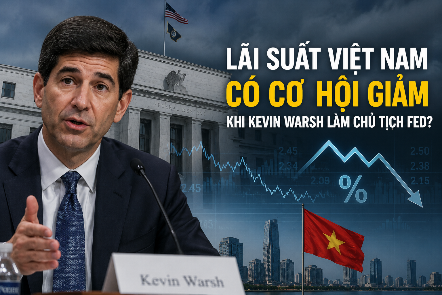 Tân Chủ tịch Fed không thích QE, phản đối Basel: Lãi suất Việt Nam có cơ hội giảm? - Ảnh 1.