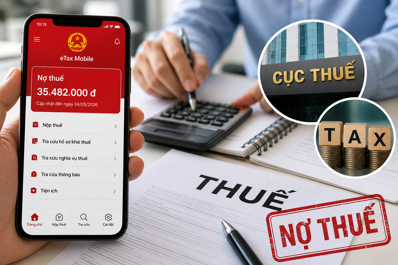 Người dân cần làm gì khi phát hiện nợ thuế trên eTax Mobile năm 2026 - Ảnh 2.