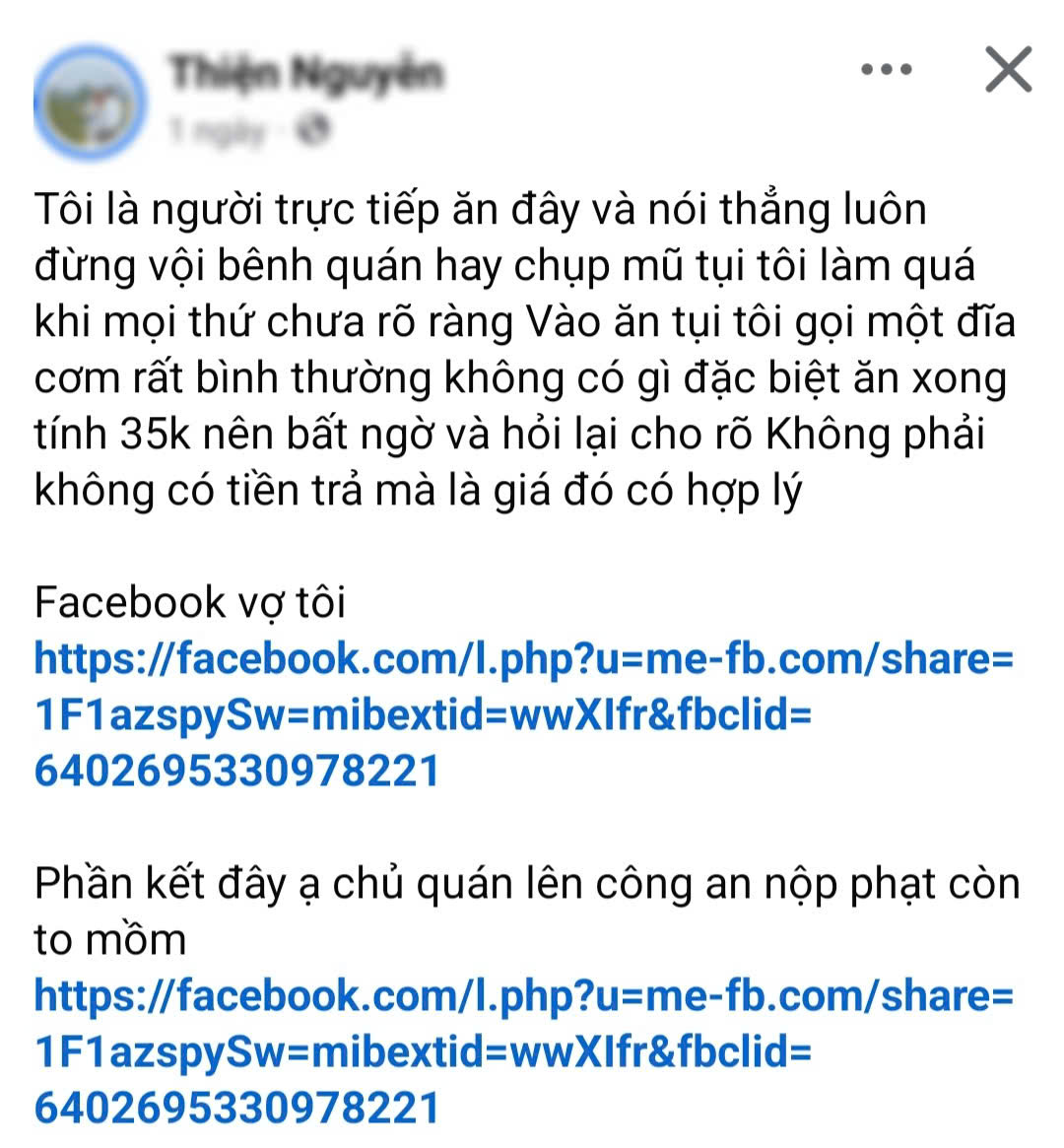 Chính quyền Tuyên Quang lên tiếng vụ chủ quán cơm 35 . 000 Đồng bị phạt - Ảnh 1.