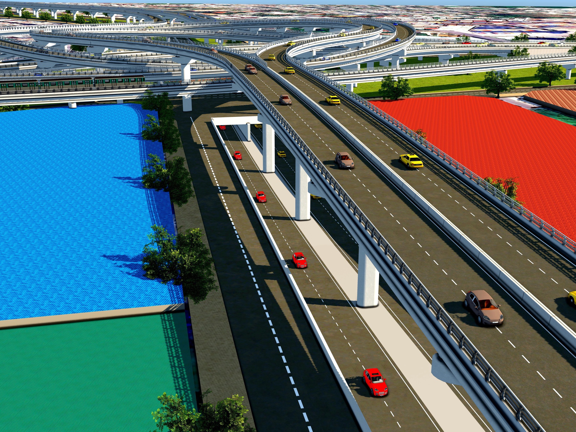 Ngắm dự án đường trên cao Quốc lộ 51 kết nối Đồng Nai và TPHCM năm 2026 - Ảnh 5. Ngắm dự án đường trên cao Quốc lộ 51 kết nối Đồng Nai và TPHCM năm 2026 - Ảnh 5.