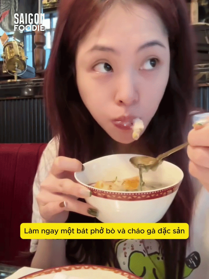 Nữ du khách Trung Quốc đến Hà Nội ăn 8 bữa một ngày, khuyên mọi người "nhất định phải mang theo bạn trai" - Ảnh 1.